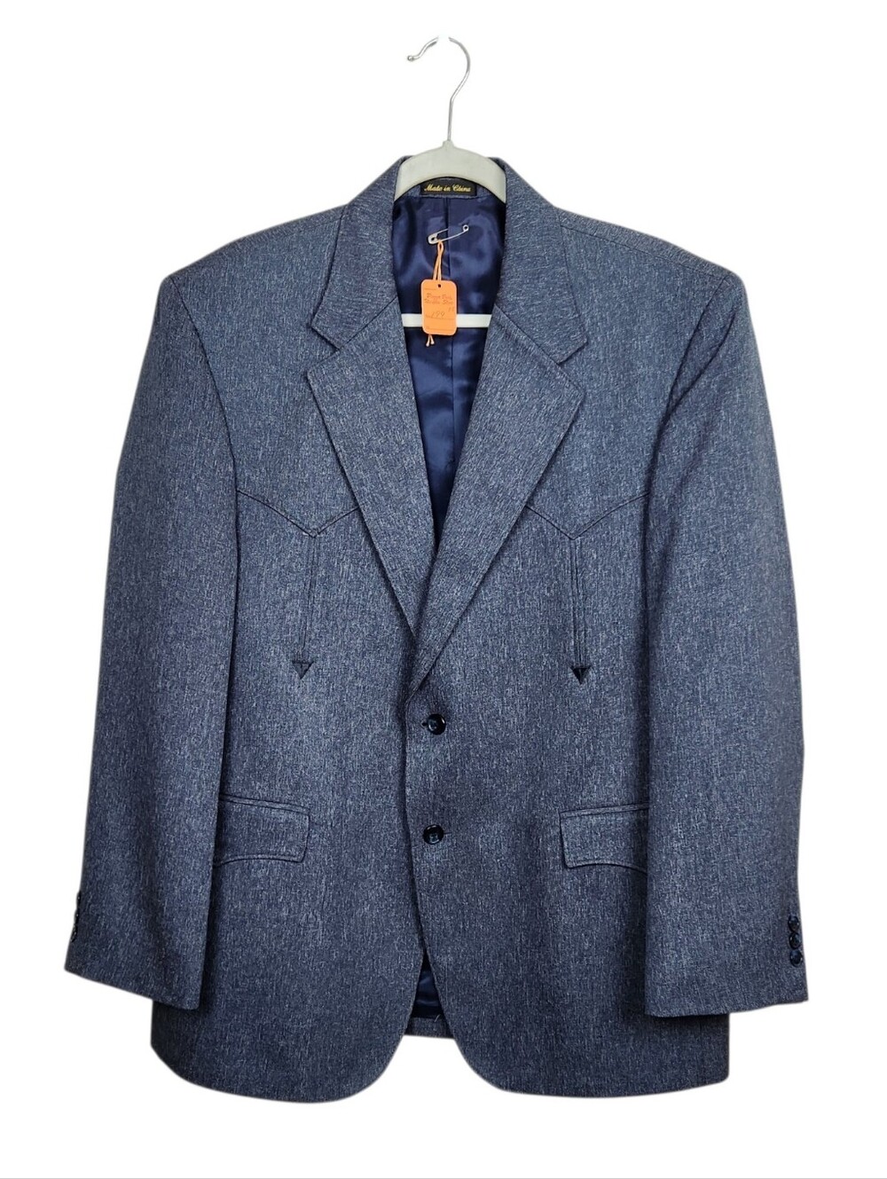 Circle S Dallas NWT Western Styling Sportcoat Dinner Jacket Blazer Mens Size 46R - Picture 2 of 13